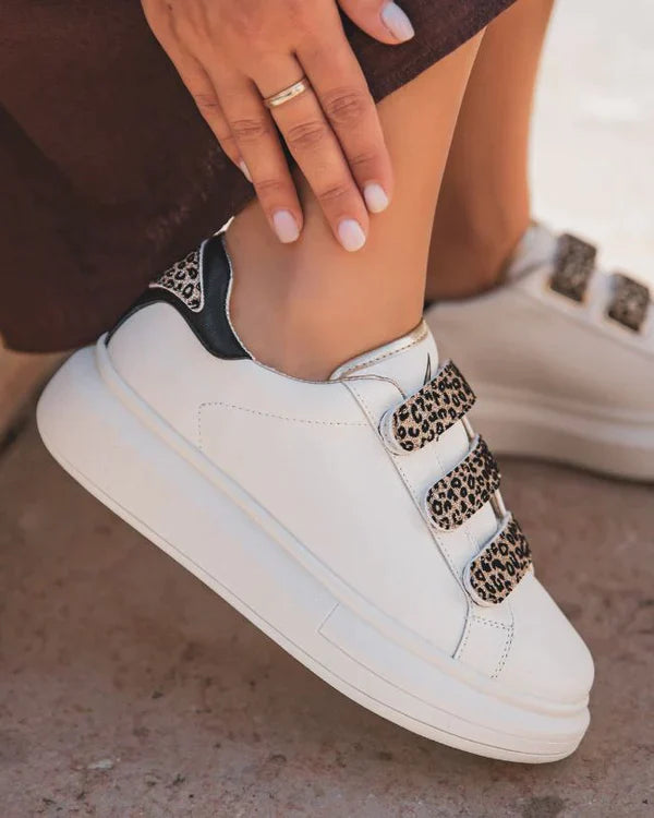 Élégance et Modernité - Baskets Blanches Femme CL11