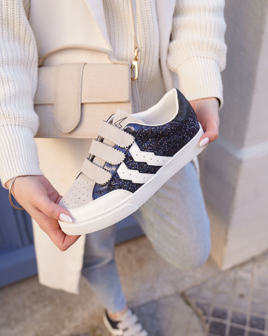 Scratch Chaussure De Ville Femme Basket Basket Femme Bleue à